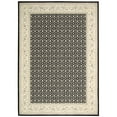 thumbnail image 1 of Nourison  Persian Empire Traditional Floral Bordered Area Rug Black 3'6" x 5'6" Latex Free Wool,Synthetic,Viscose Border 4' x 6' Indoor Living Room, 1 of 5