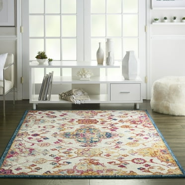 Nourison Persian Vintage Persian Center Medallion Ivory/Multi Area Rug