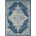 thumbnail image 1 of Nourison Persian Vintage Persian Center Medallion Ivory/Turquoise Area Rug, 1 of 6