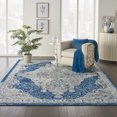 thumbnail image 1 of Nourison Persian Vintage Persian Center Medallion Ivory/Turquoise Area Rug, 1 of 8