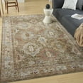 thumbnail image 1 of Nourison Petra Green 7'10" x 10'4"Area Rug, Traditional, Persian, Easy Cleaning, Non Shedding, Bedroom, Living Room, Dining Room, Kitchen, (8' x 10'), 1 of 9