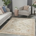 thumbnail image 1 of Nourison Petra Ivory/Multi 5'3" x 7'8"Area Rug, Traditional, Persian, Easy Cleaning, Non Shedding, Bedroom, Living Room, Dining Room, Kitchen, (5' x 8'), 1 of 9