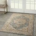 thumbnail image 1 of Nourison Petra Vintage Ivory Blue 3'11" x 5'11" Area Rug, (4x6), 1 of 8