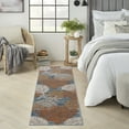 thumbnail image 1 of Nourison Pompeii Coastal, Nautical & Beach Blue Multicolor 2'3" x 7'6" Area Rug (2x8), 1 of 7