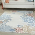 thumbnail image 1 of Nourison Pompeii Modern Beach Ivory/Multi 5'3" x 7'3" Area Rug, (5' x 7'), 1 of 8
