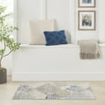 thumbnail image 1 of Nourison Pompeii Nature Ivory Grey Blue 2' x 3' Area Rug (2x3), 1 of 7