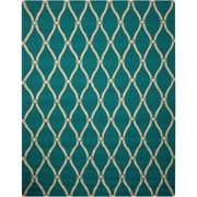 Nourison Portico Aqua Indoor/Outdoor Area Rug POR02 8' x 10'6"