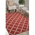 thumbnail image 1 of Nourison Portico Geometric Red 5' x 7'6" Area Rug, (5x8), 1 of 6