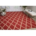 thumbnail image 1 of Nourison Portico Geometric Red 8' x 10'6" Area Rug, (8x11), 1 of 6