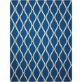 thumbnail image 1 of Nourison Portico Indoor/Outdoor Trellis Traditional Navy 8' x 10'6" Area Rug, (8' x 11'), 1 of 7