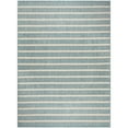 thumbnail image 1 of Nourison Positano 10' x 14' Aqua Ivory Modern Indoor/Outdoor Area Rug, 1 of 11