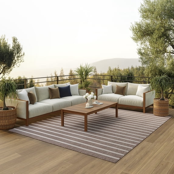 Nourison Positano 10' x 14' Natural Ivory Modern Rug