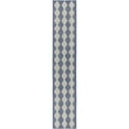 thumbnail image 1 of Nourison Positano 2'2" x 12' Navy Blue Modern Indoor/Outdoor Area Rug, 1 of 11