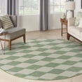thumbnail image 1 of Nourison Positano 8' x Round Blue Green Modern Rug, 1 of 11