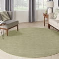 thumbnail image 1 of Nourison Positano 8' x Round Green Modern Rug, 1 of 11