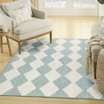 thumbnail image 1 of Nourison Positano Indoor/Outdoor Aqua 4' x 6' Area Rug (4x6), 1 of 9