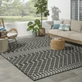 thumbnail image 1 of Nourison Positano Indoor/Outdoor Black 8' x 10' Area Rug (8x10), 1 of 9