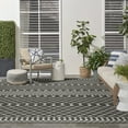 thumbnail image 1 of Nourison Positano Indoor/Outdoor Black 9' x 12' Area Rug (9x12), 1 of 9