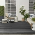 thumbnail image 1 of Nourison Positano Indoor/Outdoor Black Ivory 9' x 12' Area Rug (9x12), 1 of 9