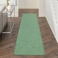 thumbnail image 1 of Nourison Positano Indoor/Outdoor Blue/Green 2'2" x 10' Area Rug, (2x10), 1 of 11