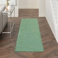 thumbnail image 1 of Nourison Positano Indoor/Outdoor Blue/Green 2'2" x 8' Area Rug, (2x8), 1 of 9