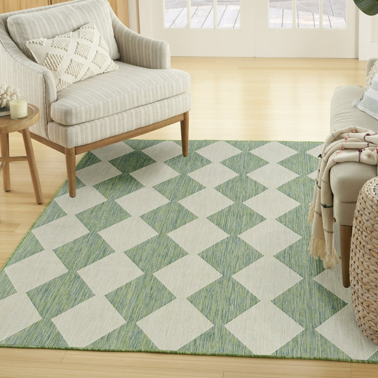 Joy Carpets Baby Love 8 x 11 Bold green Indoor Kids Area Rug Joy Carpets Baby Love 8 x 11 Bold green Indoor Kids Area Rug