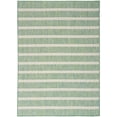 thumbnail image 1 of Nourison Positano Indoor/Outdoor Blue Green Ivory 6' x 9' Area Rug (6x9), 1 of 12