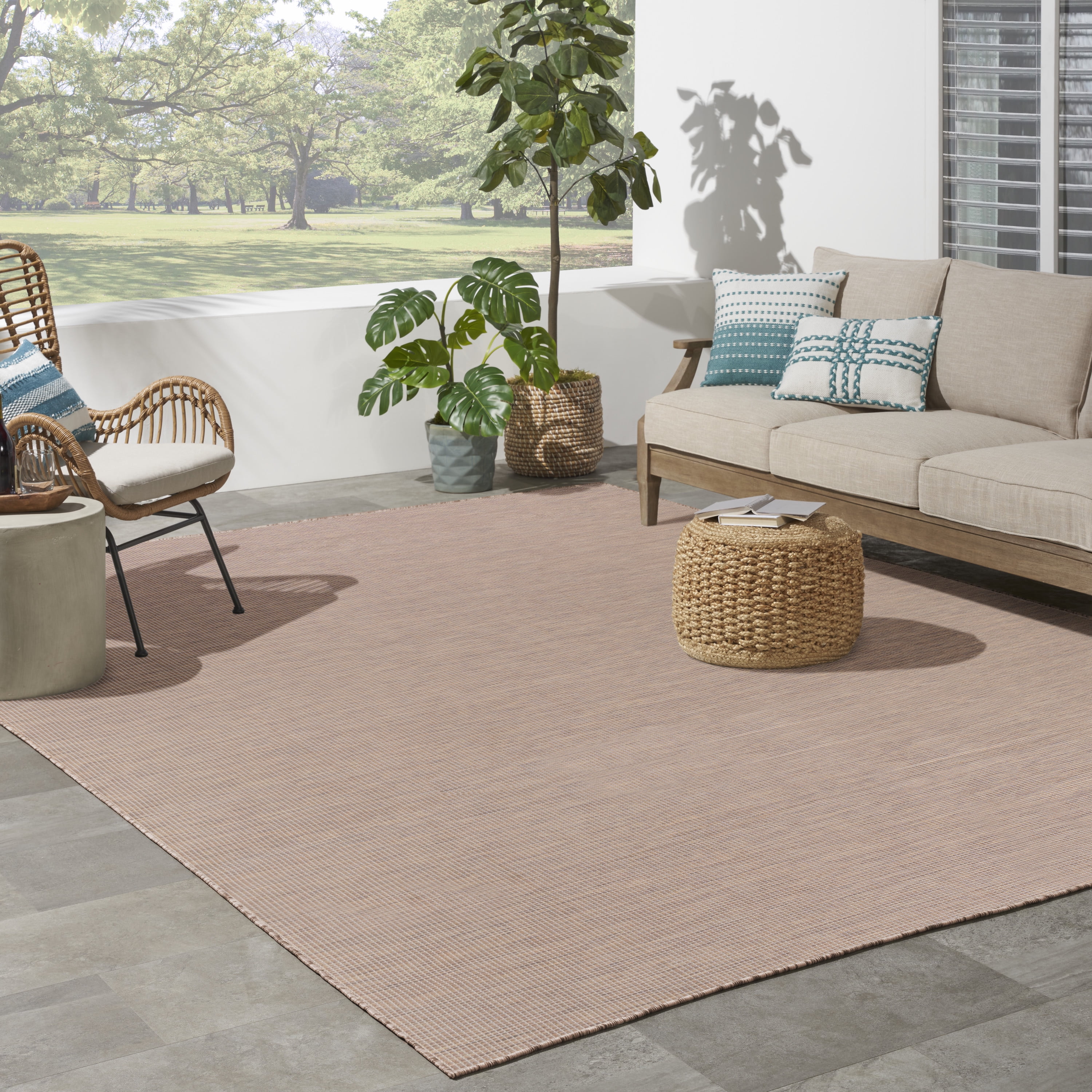 Nourison Positano Indoor/Outdoor Jute 8' x 10' Area Rug (8x10