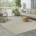 thumbnail image 1 of Nourison Positano Indoor/Outdoor Light Grey 8' x 10' Area Rug (8x10), 1 of 9