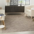 thumbnail image 1 of Nourison Positano Indoor/Outdoor Modern Solid Beige 5' x 7' Area Rug, (5' x 7'), 1 of 11