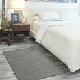 thumbnail image 1 of Nourison Positano Indoor/Outdoor Modern Solid Charcoal 3' x 5' Area Rug, 1 of 8
