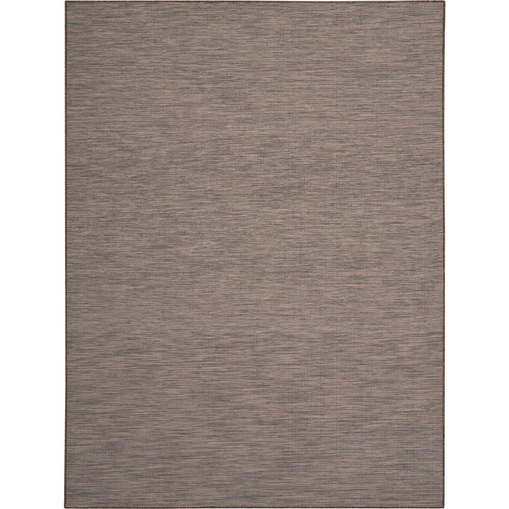 Easy-Care Natural Synthetic 8' x 10' Flatweave Indoor/Outdoor Rug