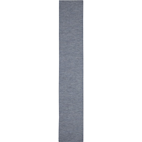 Nourison Positano POS01 Indoor/outdoor Area Rug - Navy Blue 2'2" x 12'