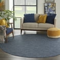thumbnail image 1 of Nourison Positano Indoor/Outdoor Navy Blue 8' x round Area Rug, (8 Round), 1 of 11