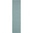 thumbnail image 1 of Nourison Positano Solid Indoor Outdoor Rug Aqua 2' x 6', 1 of 11
