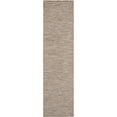 thumbnail image 1 of Nourison Positano Solid Indoor Outdoor Rug Beige 2' x 6', 1 of 11