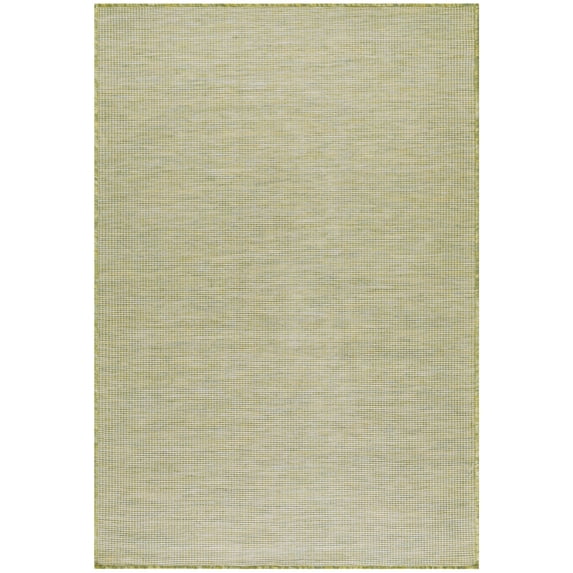 Nourison Positano Solid Indoor Outdoor Rug Green 3' x 5'