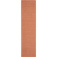 thumbnail image 1 of Nourison Positano Solid Indoor Outdoor Rug Terracotta 2' x 6', 1 of 11