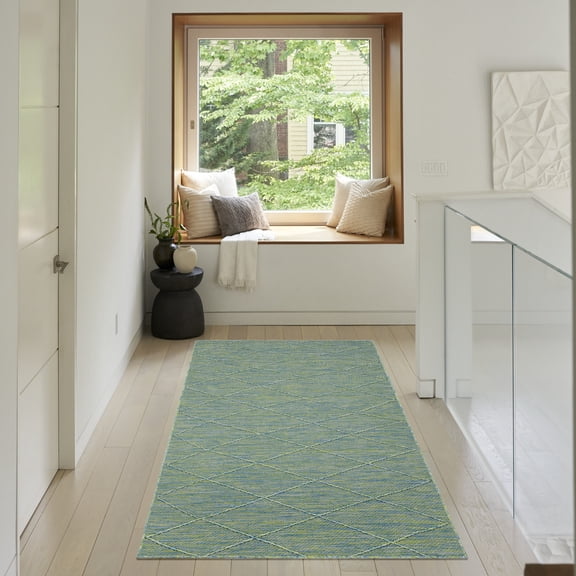 Nourison Practical Solutions 2' x 3' Blue Green Modern Rug