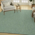 thumbnail image 1 of Nourison Practical Solutions Outdoor Blue Green 10' x 14' Area Rug (10x14), 1 of 9