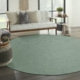 thumbnail image 1 of Nourison Practical Solutions Outdoor Blue Green 8' x Round Area Rug (8 Round), 1 of 10