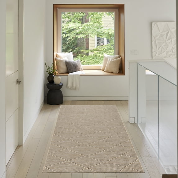 Nourison Practical Solutions Outdoor Natural 3' x 5' Area Rug (3x5)