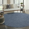 thumbnail image 1 of Nourison Practical Solutions Outdoor Navy Blue 8' x Round Area Rug (8 Round), 1 of 10