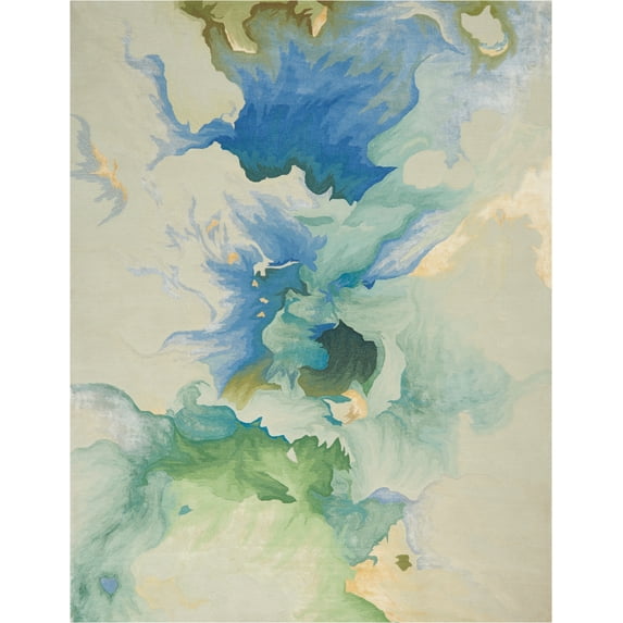 Nourison Prismatic Area Rug 7'9" x 9'9" - Shape Rectangle