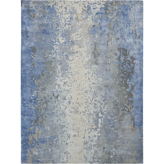 Nourison Prismatic Denim 9'9" x 13'9" Rectangle Area Rug 099446471208