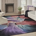thumbnail image 1 of Nourison Prismatic Modern Black 8'6" x 11'6" Area Rug (9x12), 1 of 8
