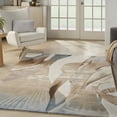 thumbnail image 1 of Nourison Prismatic Modern Sand 3'9" x 5'9" Area Rug (4x6), 1 of 8