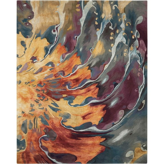 Nourison Prismatic PRS08 Multi 7'9" x 9'9" Rug
