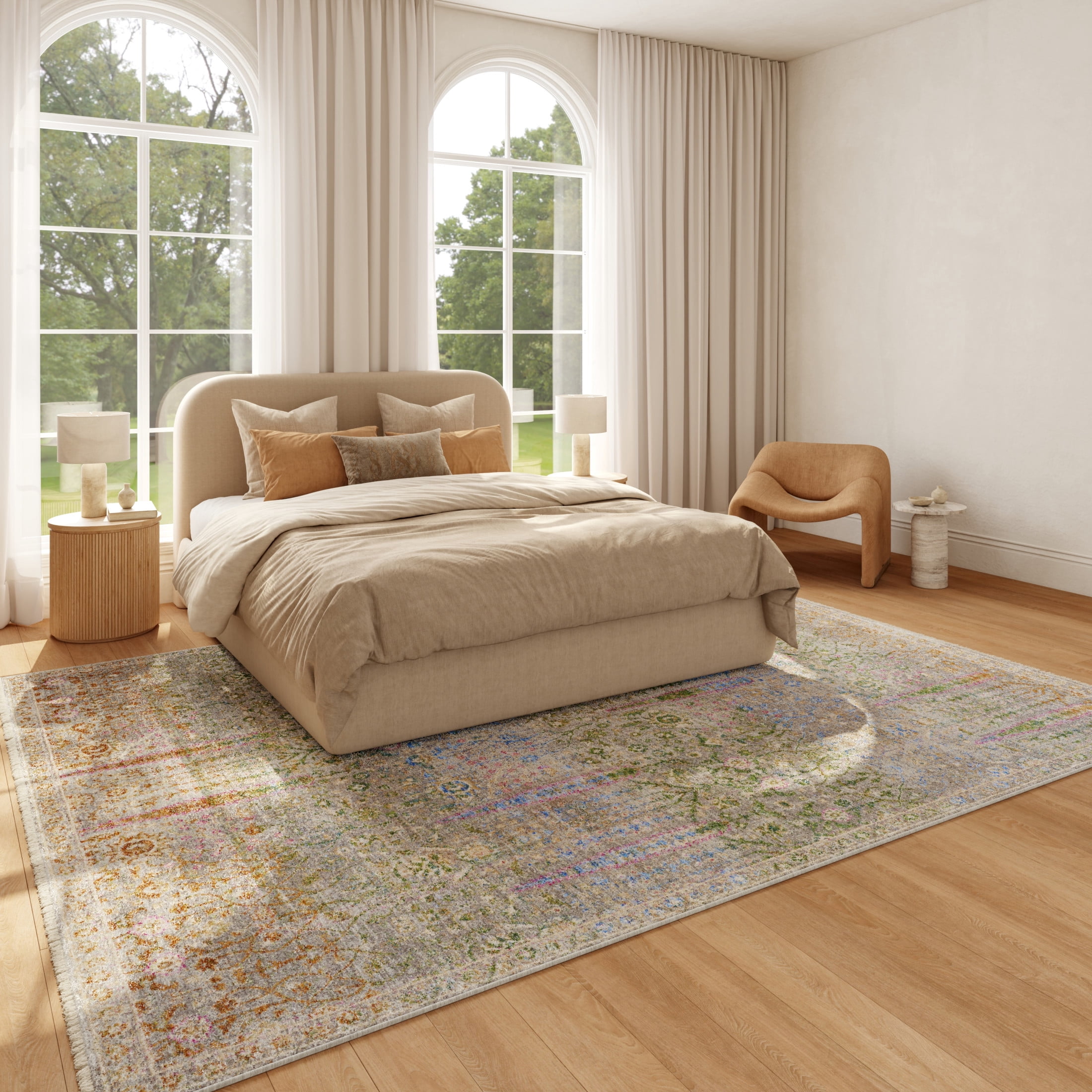 Nourison Quaint Harmony 9'10" x 13'1" Blue Multicolor Bohemian Indoor Rug