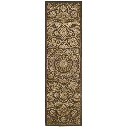 Handmade Chocolate and Vanilla Tufted Wool-Silk Rug